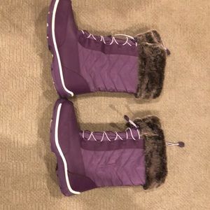 Lands End Purple Winter Boots